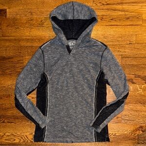 Buckle Black Heathered Knit Hoodie